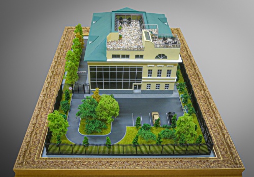 Макет офисного здания на Софийской набережной
