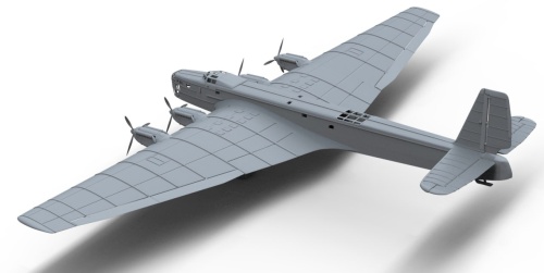 Цифровая 3D модель самолета Туполев ТБ-3 или Ант А6. Масштаб 1-50.